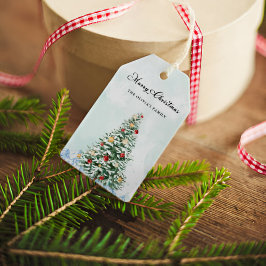 Modern Märkre av God jul Gift--gåva Presentetikett