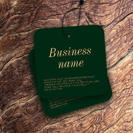 Modern Märkre för att stoppa kläder Fyrkantigt Visitkort