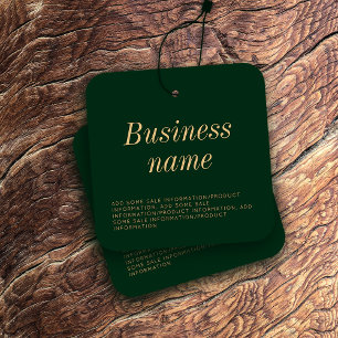 Modern Märkre för att stoppa kläder Fyrkantigt Visitkort