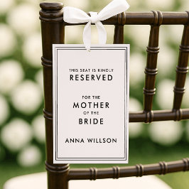 Modern | Märkre för reserverat säte för gamla peng