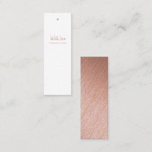 Modern Märkre för Ro Gold Foil Script Gift Mini Visitkort