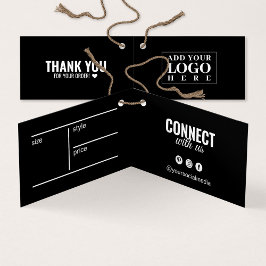 Modern Märkre-kort för svart klädesplagg Kort