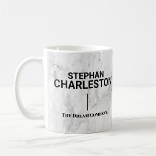 Modern marmor kaffemugg