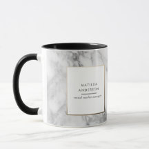 Modern marmor- och guld-geometriska fotoföretag