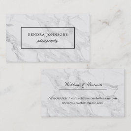 Modern marmor visitkort