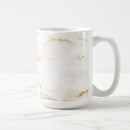 Modern marmorstruktur med guldeffekt kaffemugg