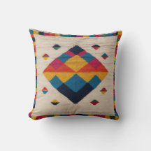 Modern marockansk vit Kilim Pillows: Minimalist Mo