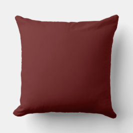 Modern Maroon Throw Pillow Kudde