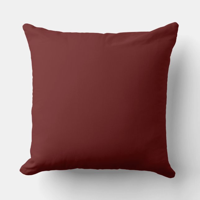 Modern Maroon Throw Pillow Kudde (Framsida)
