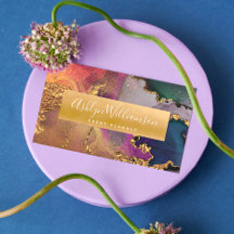 Modern marsch lila guld grönt och blått