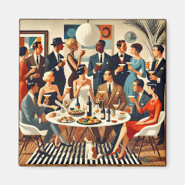 Modern Martini Intellectuals Magnet