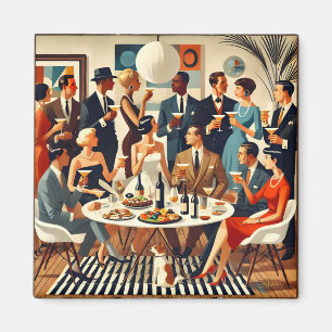 Modern Martini Intellectuals Magnet