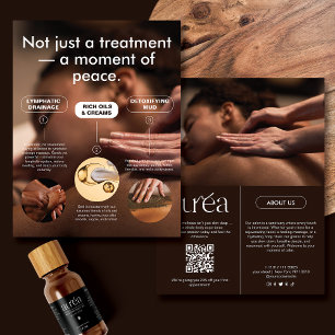 Modern Massage Spa Reklamblad