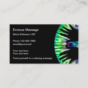 Modern massageterapi unik visitkort