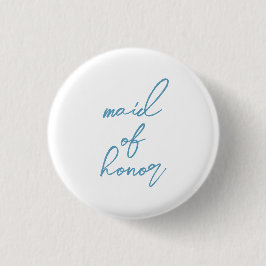 Modern Matchande Brudtjej Bachelorettefest | Blå Knapp