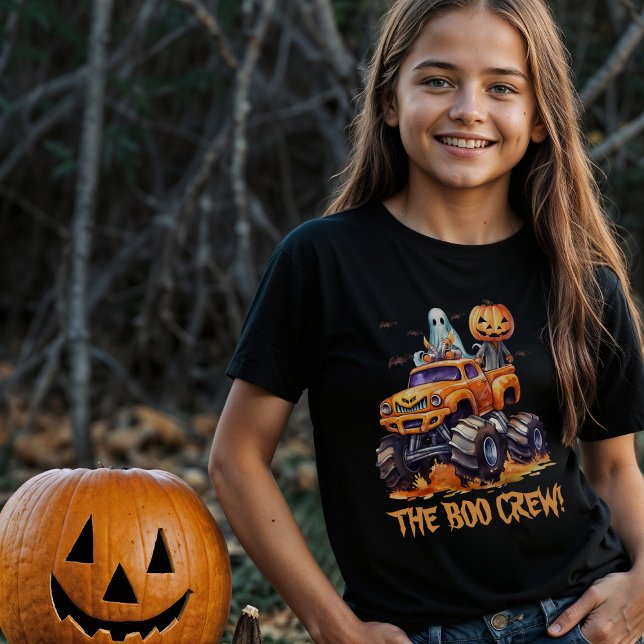 Modern matchande Family Boo Crew Halloween Girls T Shirt (Skapare uppladdad)