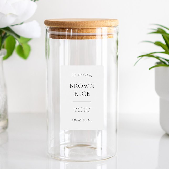 Modern matkylt mat etikett (Skapare uppladdad)