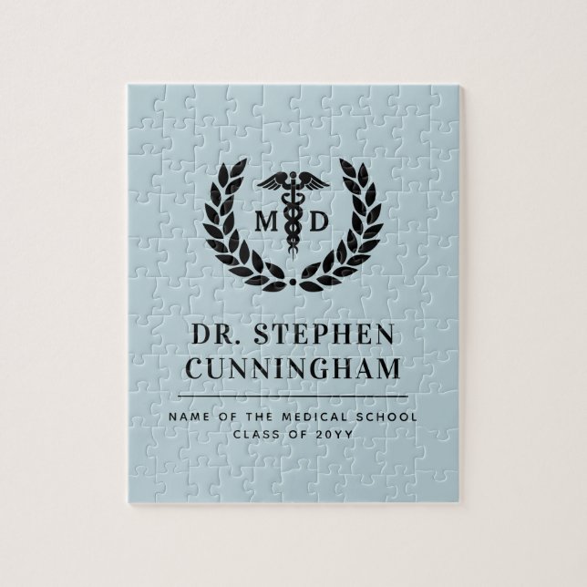 Modern MD Doktor i Medicine Med School Studenten Pussel (Vertikal)