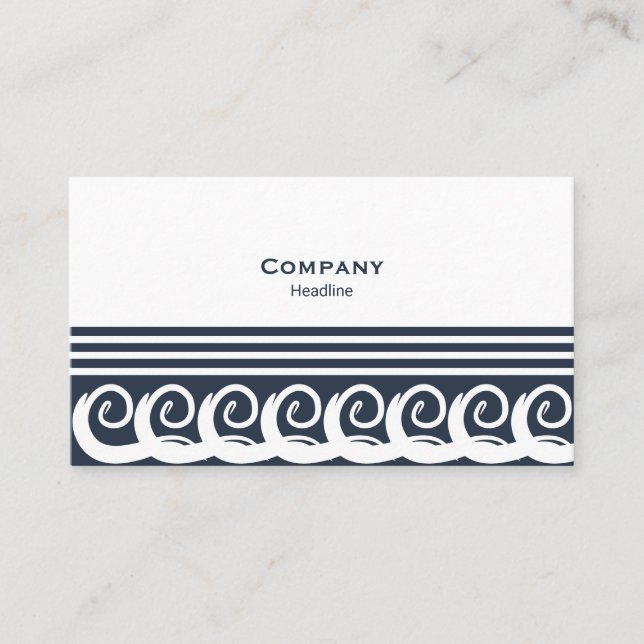 Modern Meander Visitkort (Framsida)