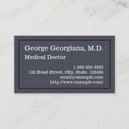 Modern medicinsk doktorvisitkort visitkort