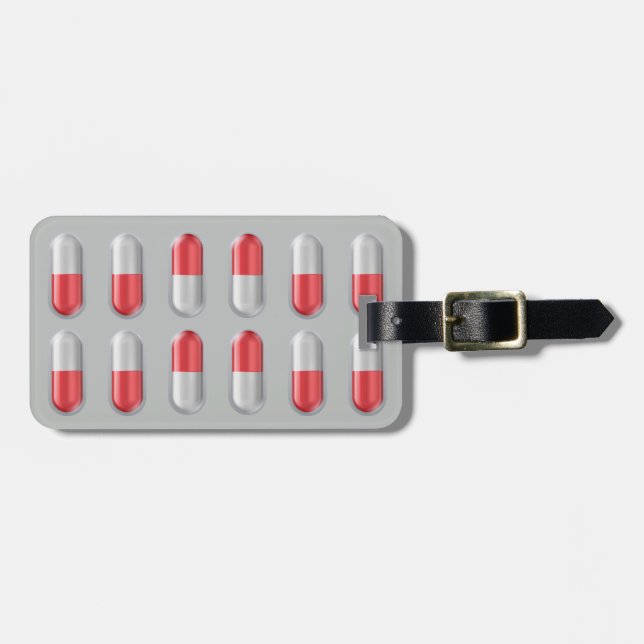 Modern medicinsk yrkesmässig Tabletblåsa Bagagebricka (Horisontell Framsida)