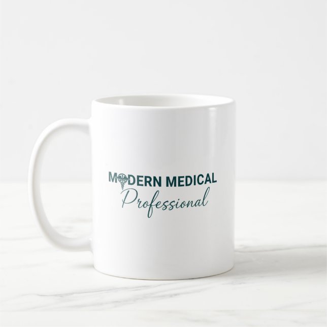 Modern Medicinsk Yrkesverksam Kaffemugg (Vänster)