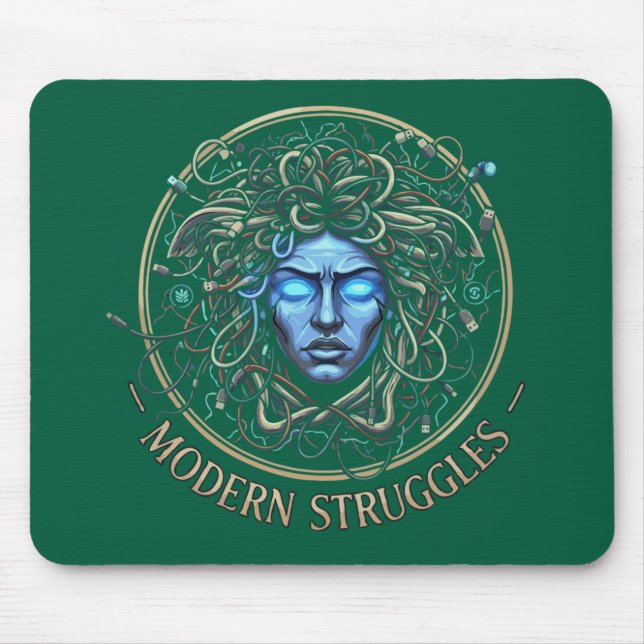 Modern Medusa Tech Strider - Cyberpunk Grekland  Musmatta (Framsidan)