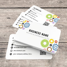 Modern mekanisk Logotyp QR-kod