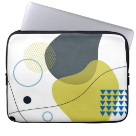 Modern, Memphis, coola, unik illustration av trend Laptop Fodral