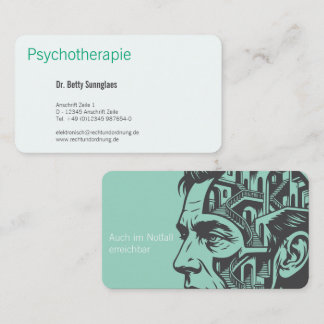 Modern Mental Maze-terapi Mental hälsa Visitkort