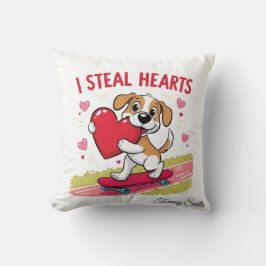 Modern mentala Alla hjärtans pelare för sällskapsd Kudde