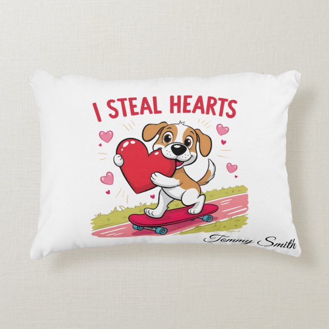 Modern mentala Alla hjärtans pelare för sällskapsd Prydnadskudde (Framsidan)