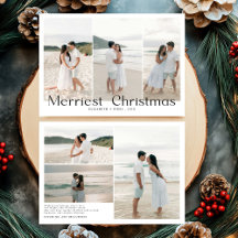 Modern Merriest jul Par Photo