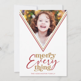 Modern Merry All Geometric Helgdag Photo