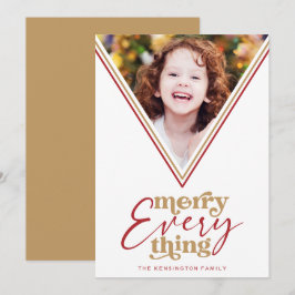 Modern Merry All Geometric Helgdag Photo