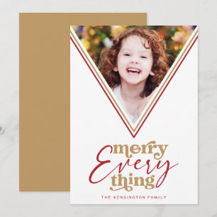 Modern Merry All Geometric Helgdag Photo