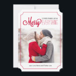 Modern Merry All jul Photo Cards Julkort<br><div class="desc">Modern Merry All Jul Photo Cards - Skapat med Colorful DesigInc. All text kan ändras! Alla formgivningar är skyddade enligt upphovsrätten 2008-2014.</div>