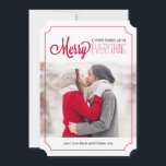 Modern Merry All jul Photo Cards Julkort<br><div class="desc">Modern Merry All Jul Photo Cards - Skapat med Colorful DesigInc. All text kan ändras! Alla formgivningar är skyddade enligt upphovsrätten 2008-2014.</div>