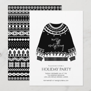 Modern Merry All jul Sweater Helgdag Inbjudningar