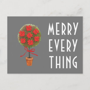 Modern Merry All Topium jul-vykort Vykort