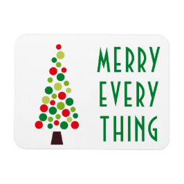 Modern Merry Allt Helgdag Träd Magnet
