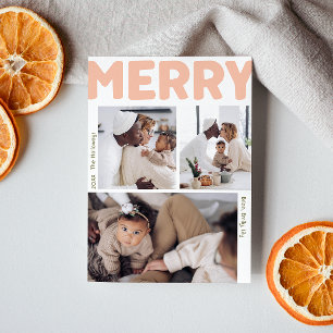Modern merry-år i Lodrät 3 i recension Julkort