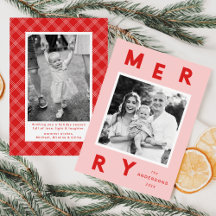 Modern Merry Brev Rosa & Red 2 Photo