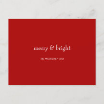 Modern Merry & Bright Red-jul