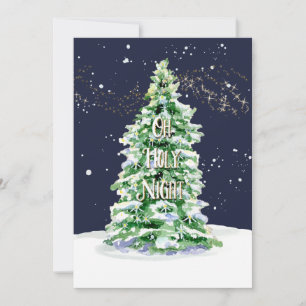 Modern Merry Elegant Simple Julgran-familj