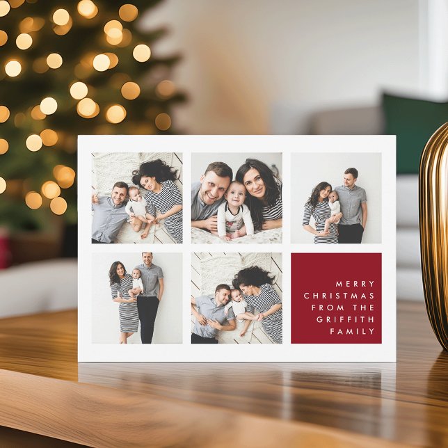 Modern Merry | Kort för julfoto (Skapare uppladdad)
