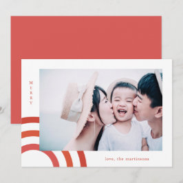 Modern merry med Rosa Geo Photo