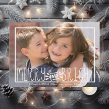 Modern merry- och Bright-Helgdag-inbjudan