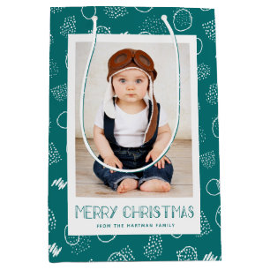 Modern Merry   Teal   Foto-Helgdag