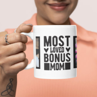 Modern mest kärleksfull Bonus Mamma 2 Photo Stepma Mugg